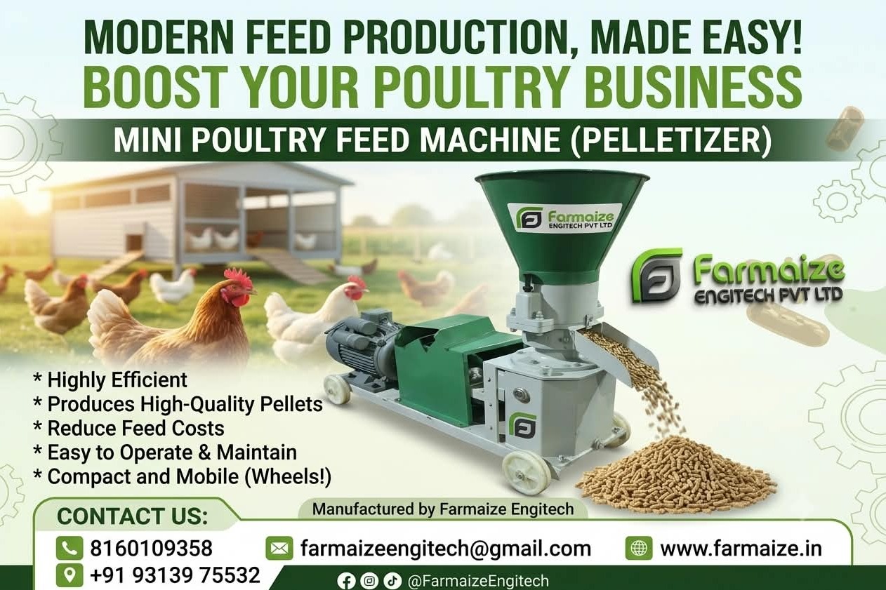 Mini Poultry Feed Machine Manufacturer in Hyderabad