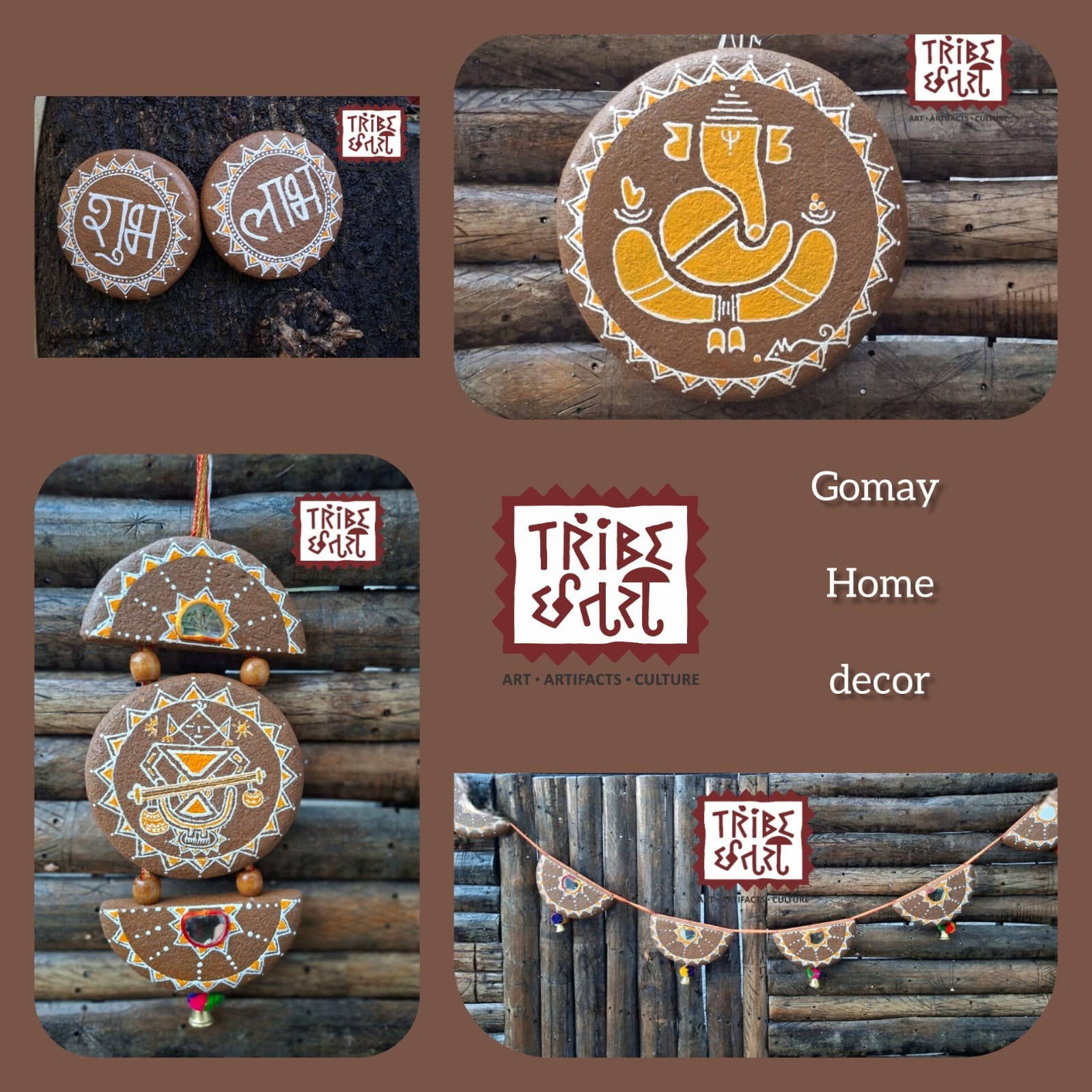 Cow Dung Craft Collection from Madhya Pradesh
