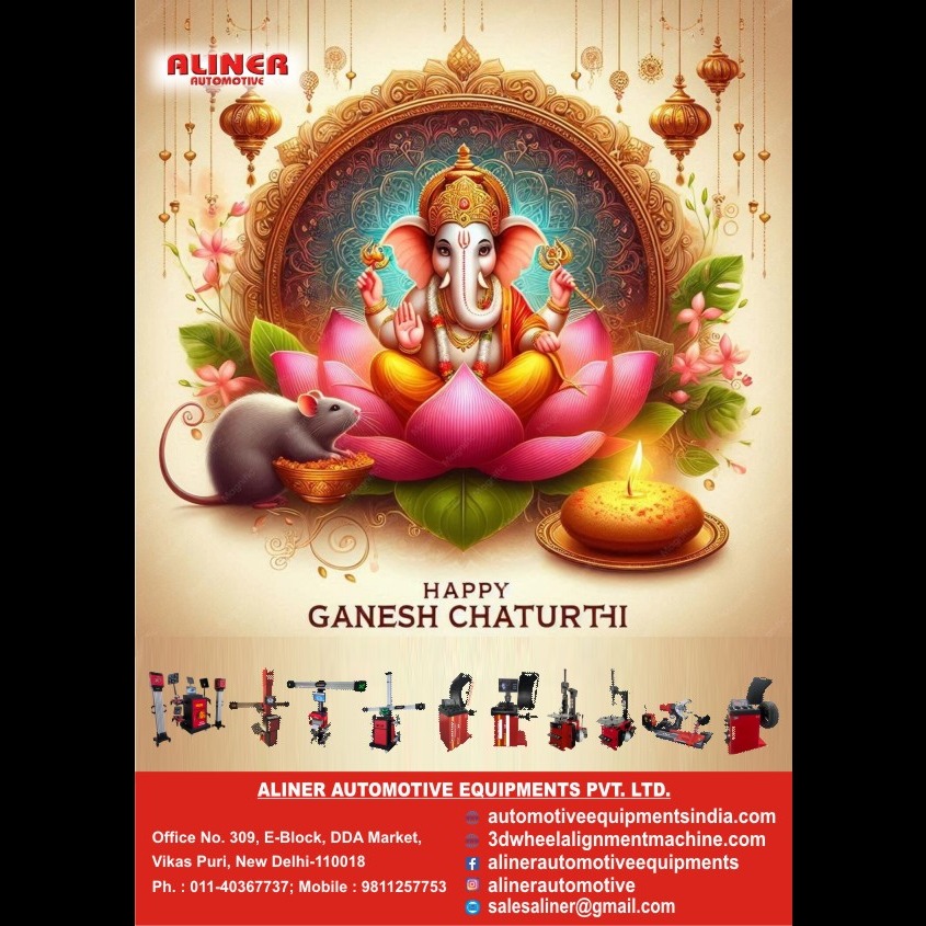 Aliner Automotive Equipment's Team Wishing you Happy Ganesh Chaturthi