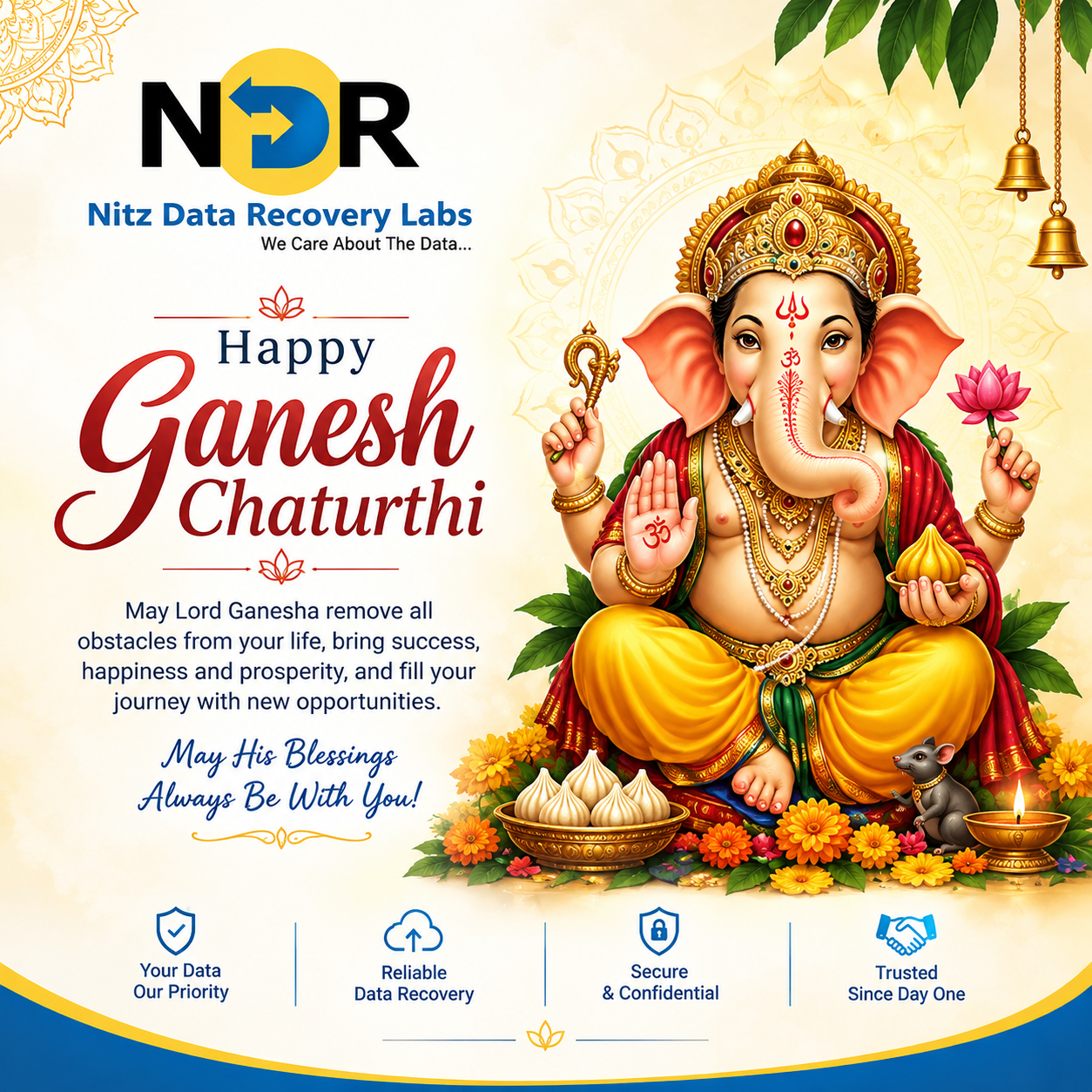 🪔 Happy Ganesh Chaturthi from NDRLabs 🪔