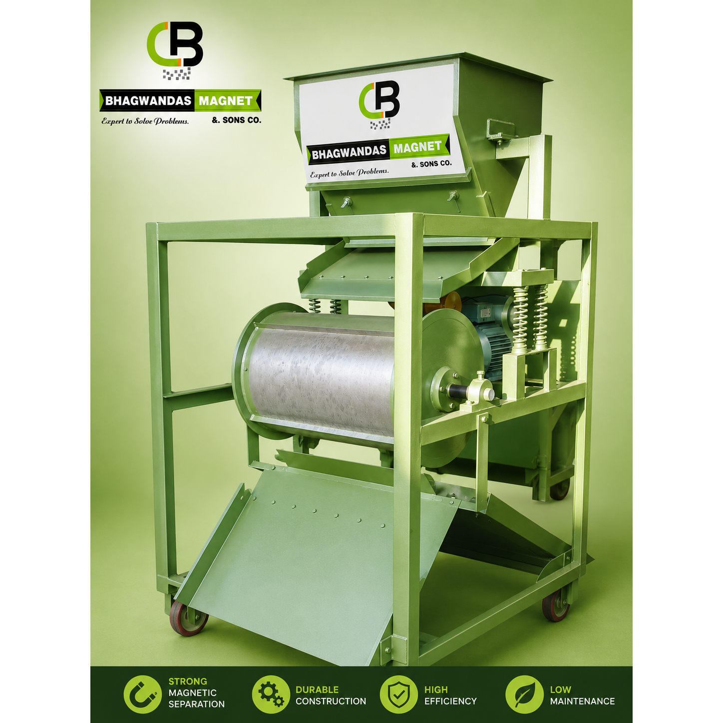 magnetic drum separator Manufacturer in India,