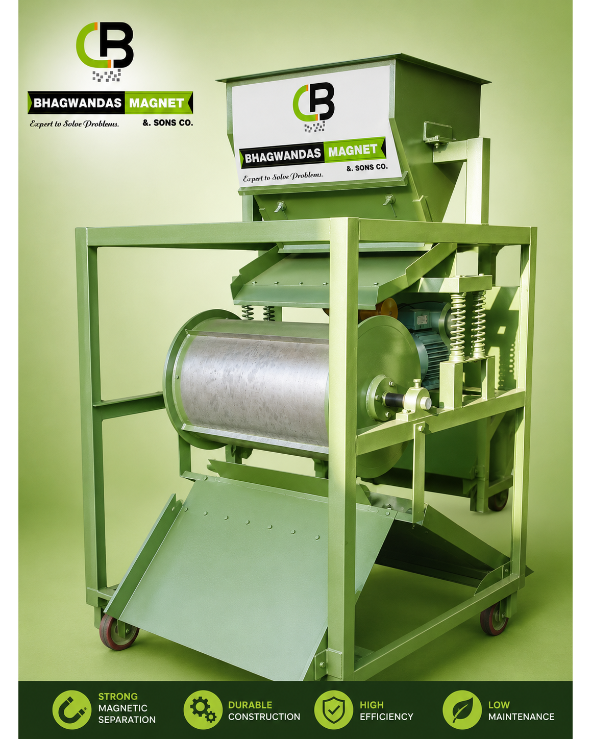 magnetic drum separator Manufacturer in India,
