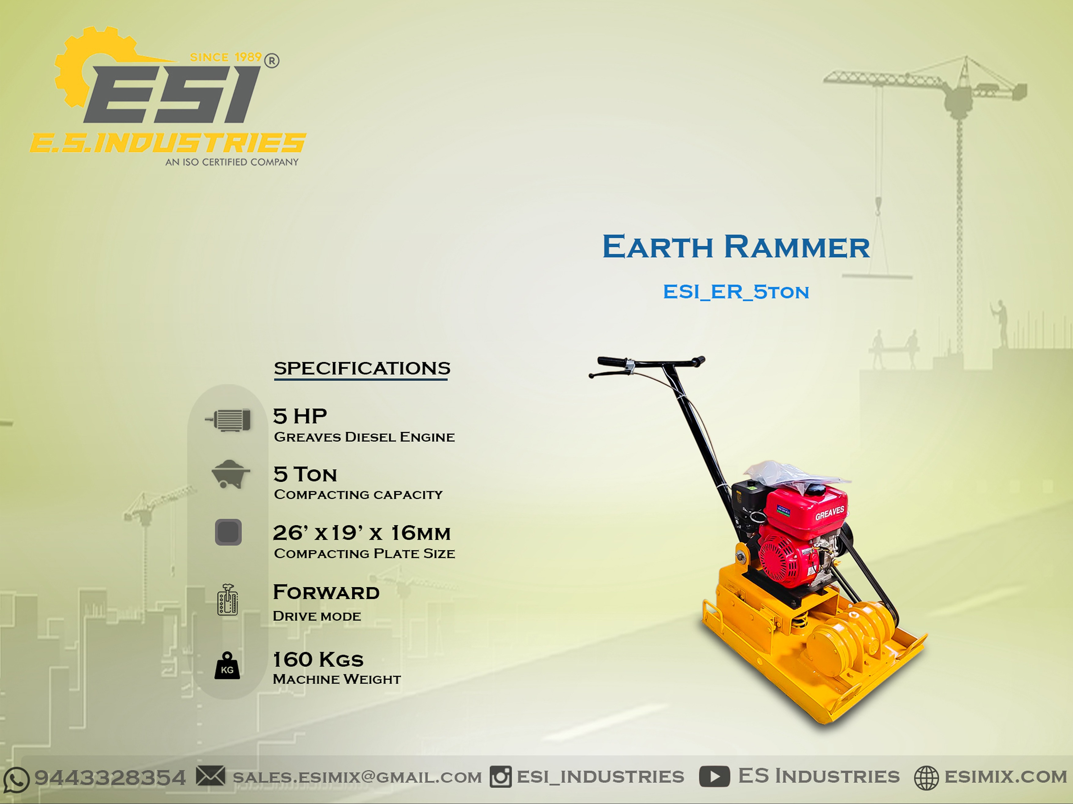 EARTH RAMMER 5 TON IN NAGAPATTINAM