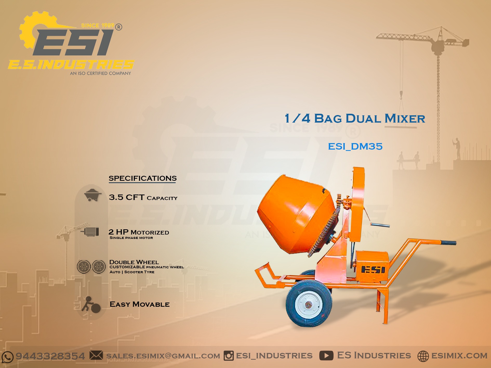 1/4 BAG DUAL MIXER IN SALEM