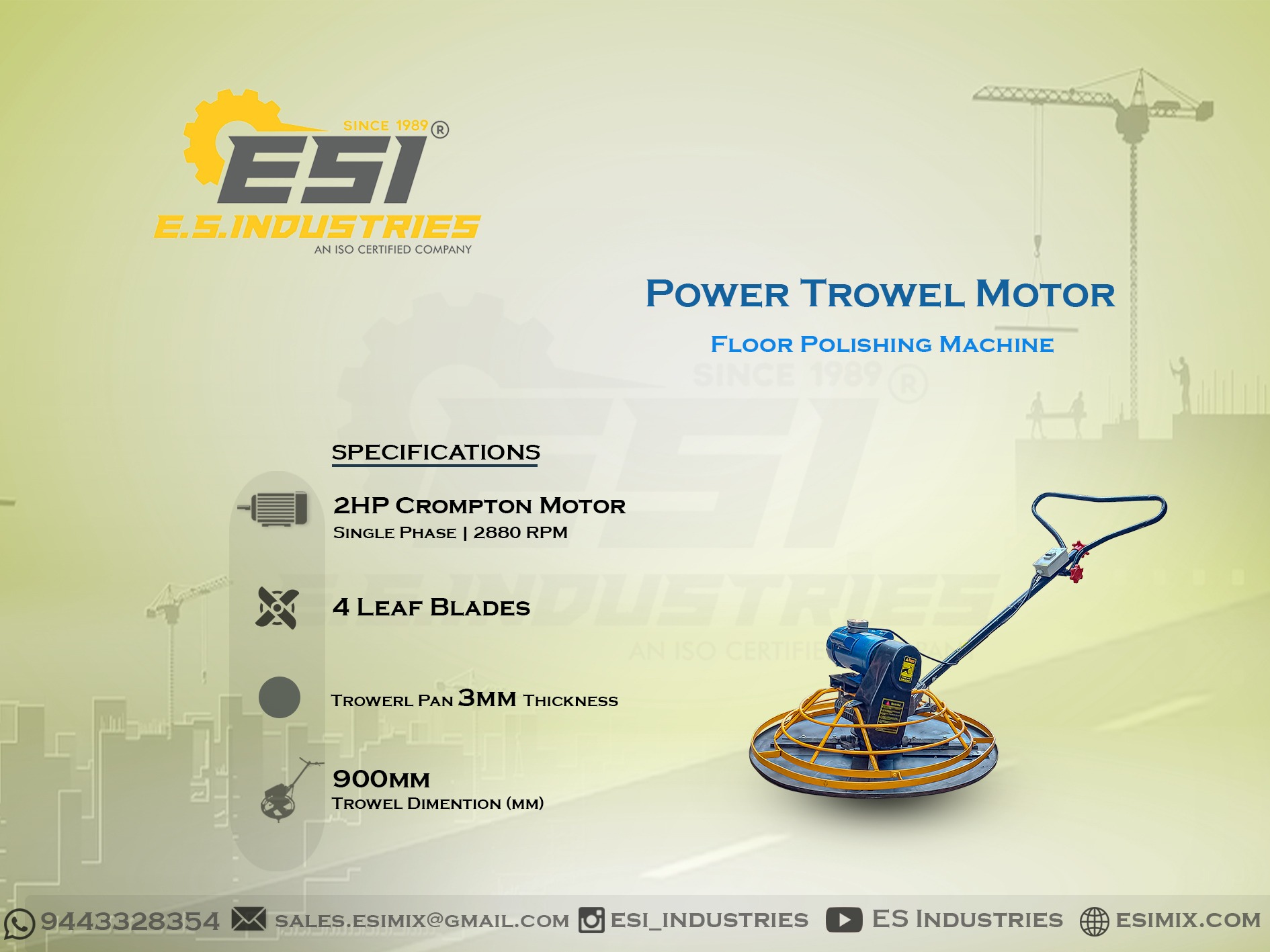 POWER TROWEL MOTOR IN TIRUPPUR