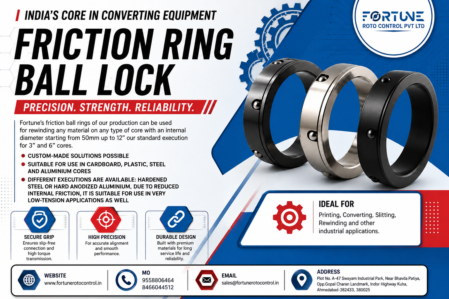 Friction Ring Ball Lock