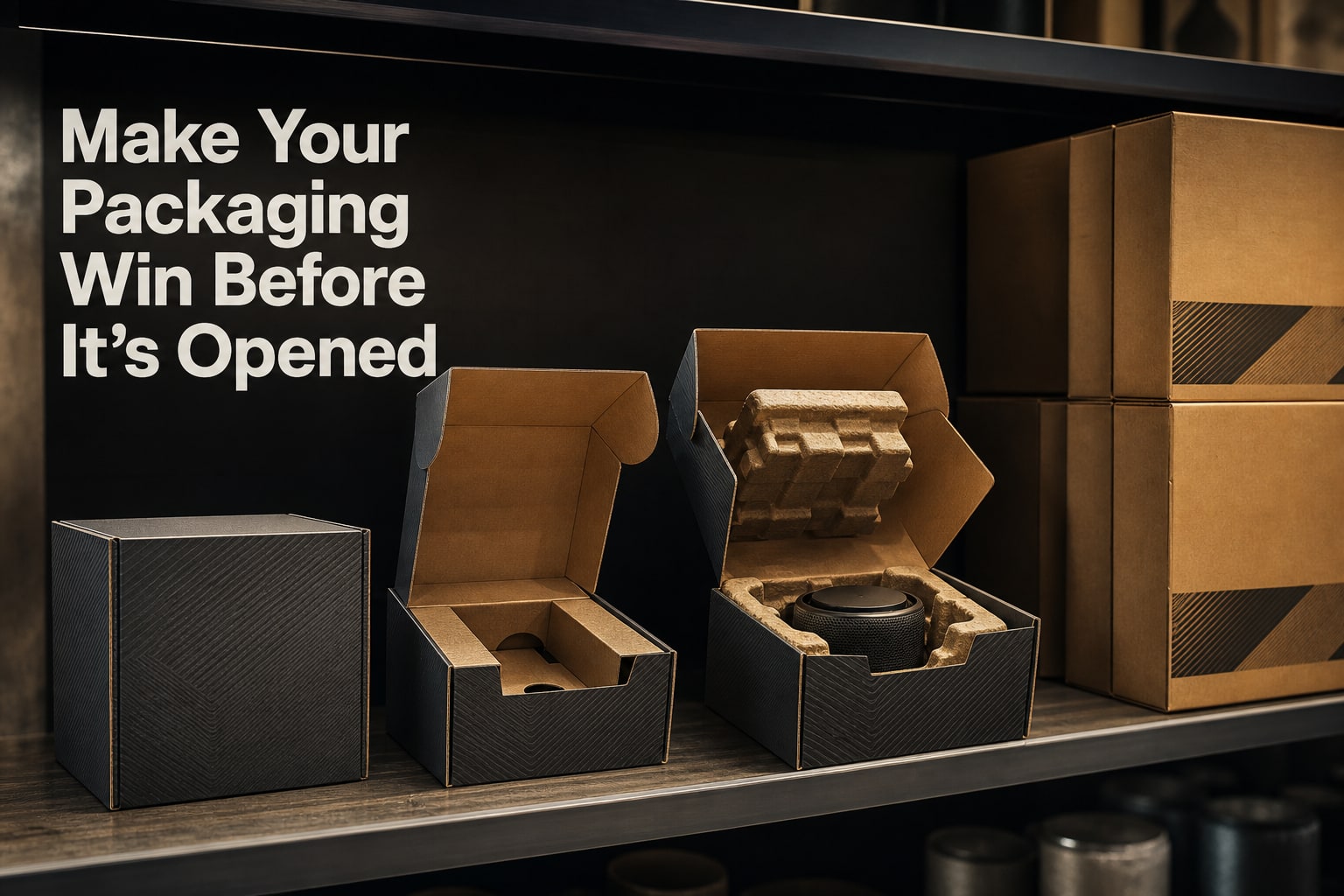 How custom packaging improves retail product presentation