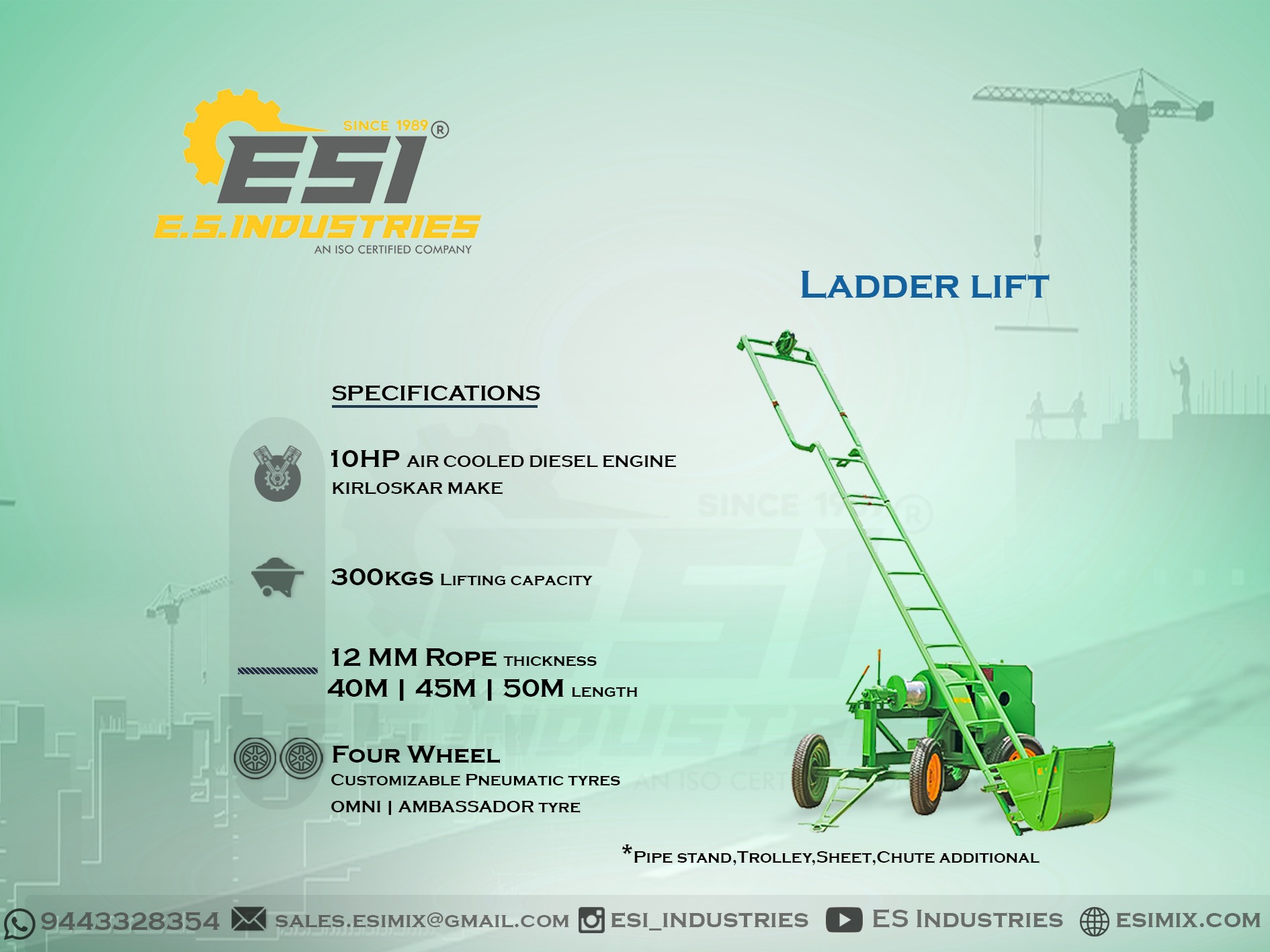 LADDER LIFT IN PUDUKKOTTAI