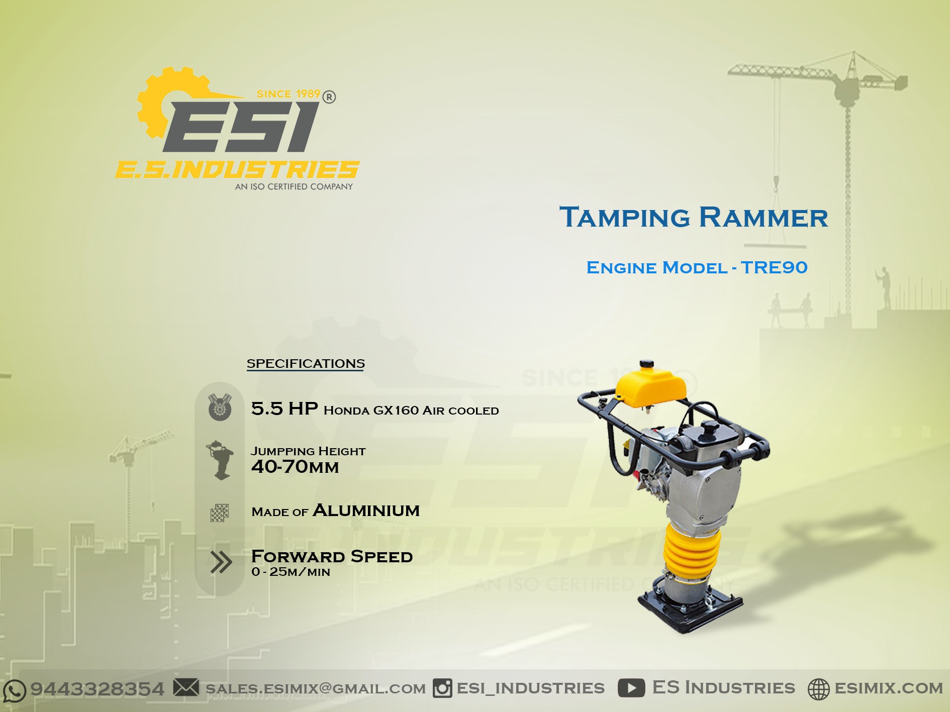 TAMPING RAMMER IN THENI