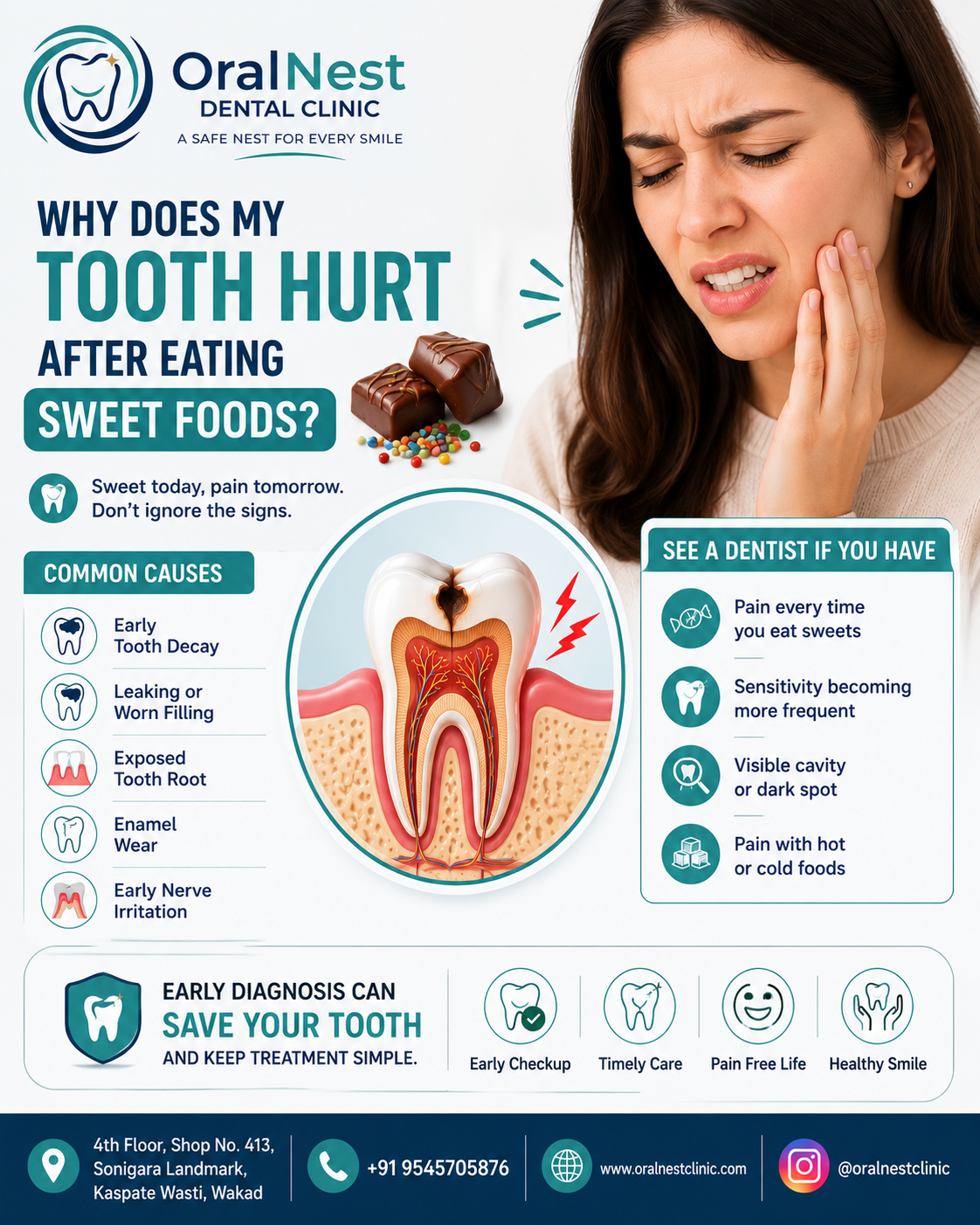 Why Does My Tooth Hurt After Eating Sweet Foods?
