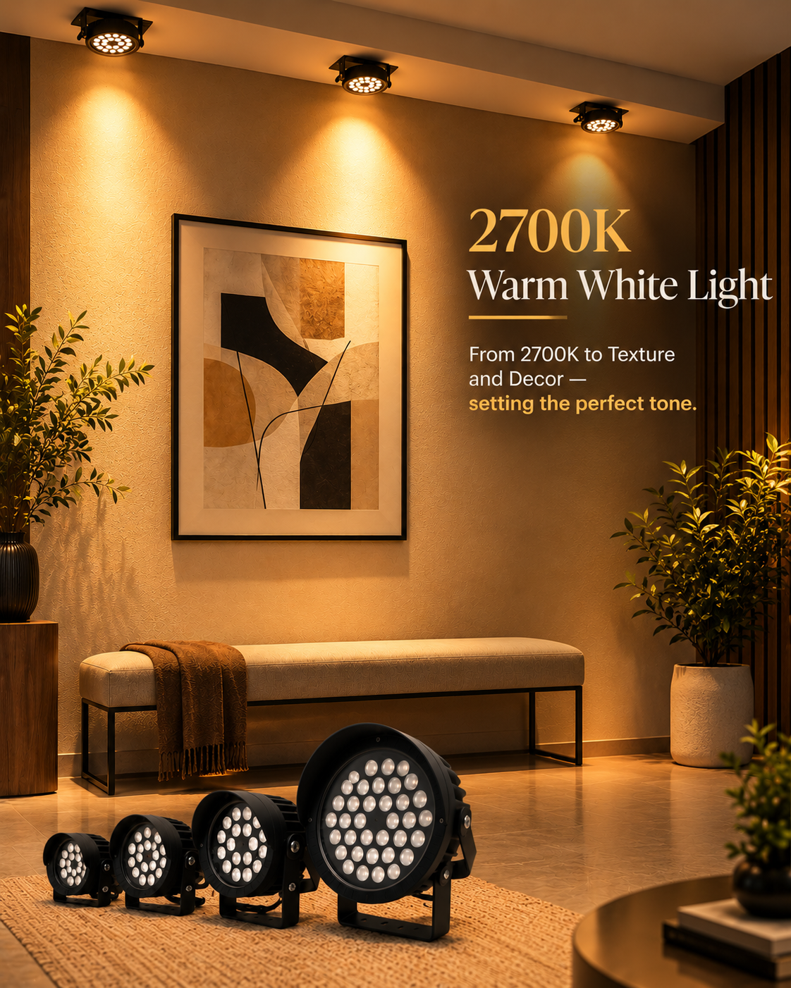 Warm Light, Rich Interiors: The Impact of 2700K on Modern Spaces
