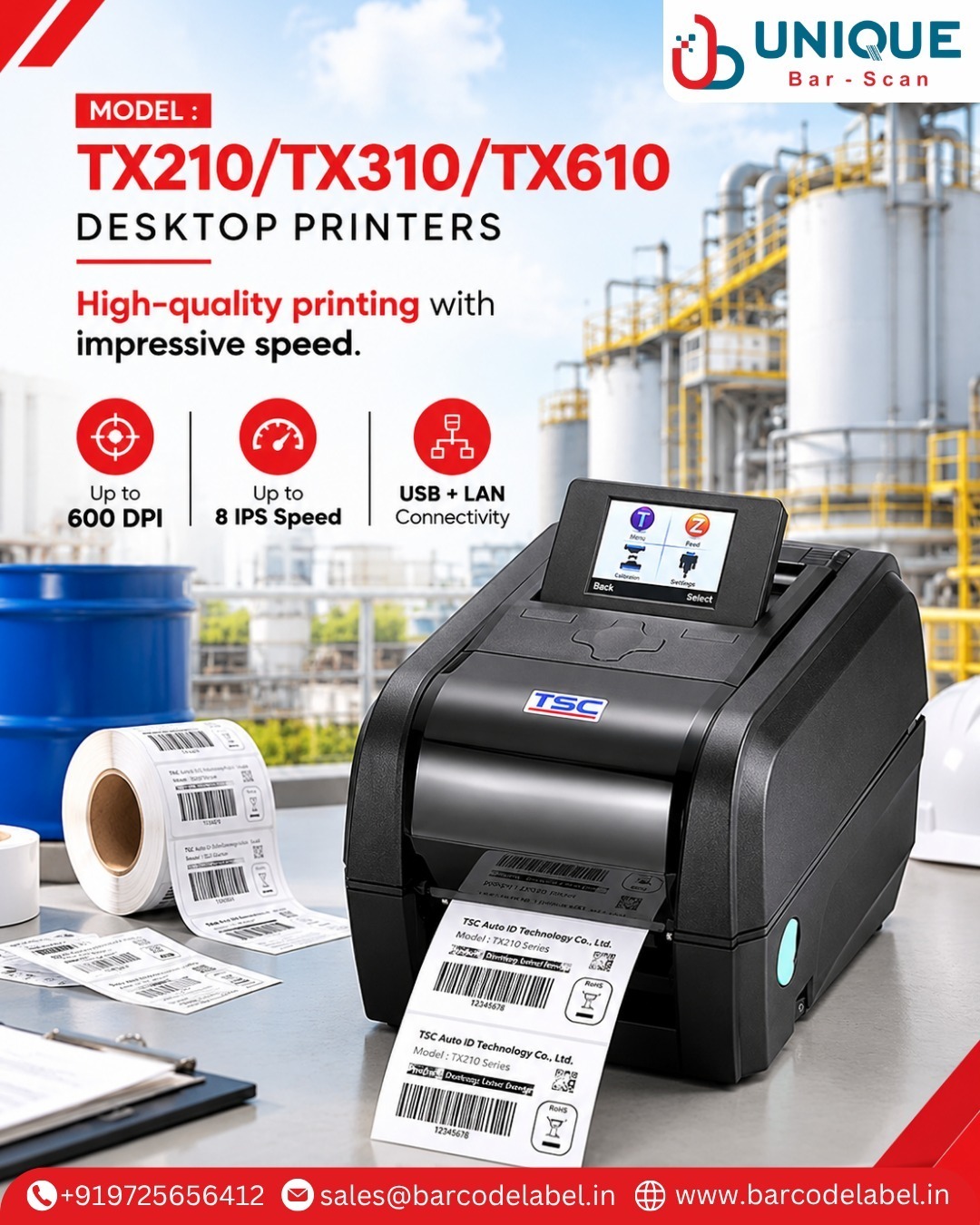 Desktop Printers for Fast & Reliable Label Printing