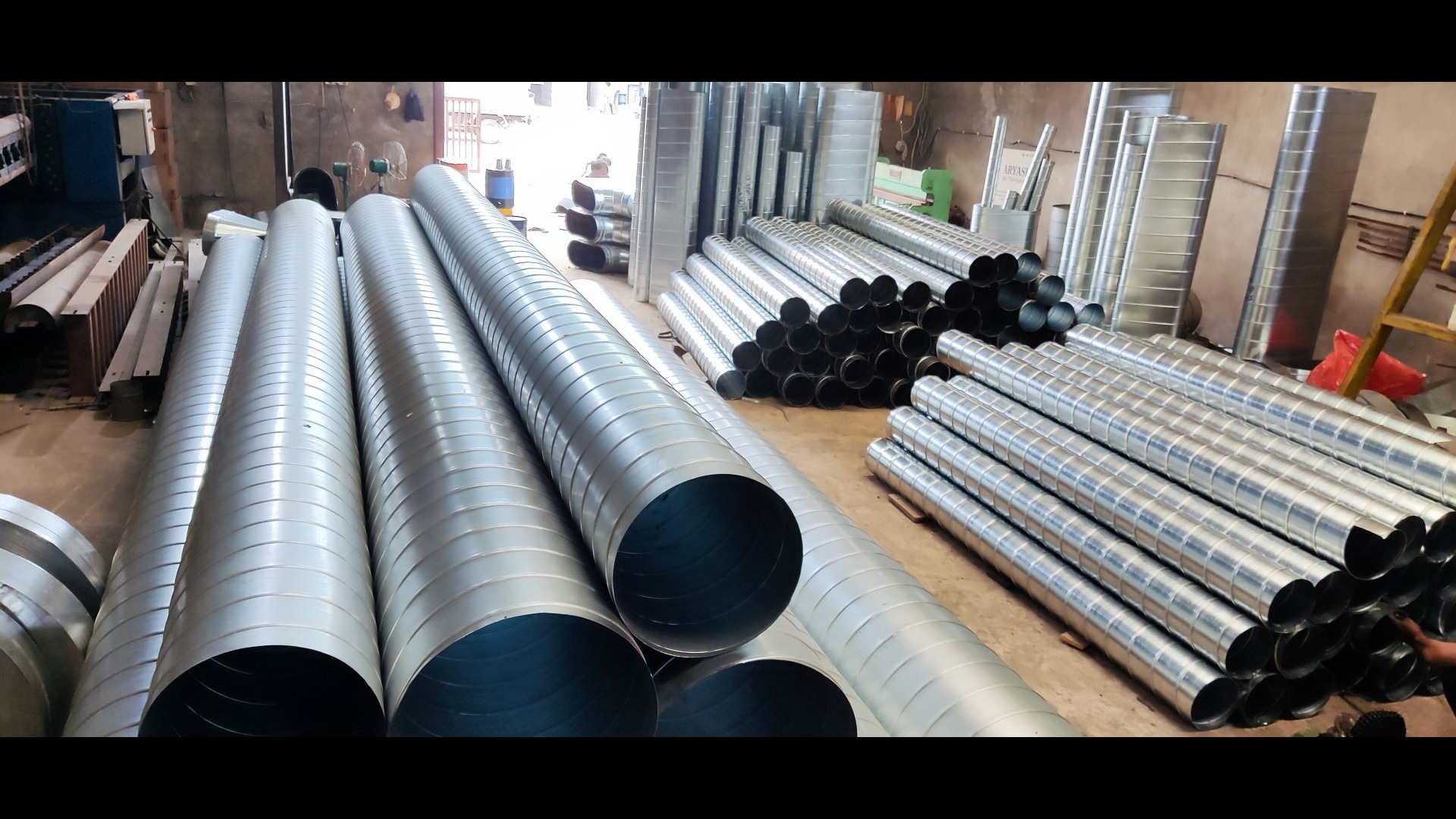 GI Spiral Air Duct Manufacturer and Supplier in Ahmedabad Gujarat India