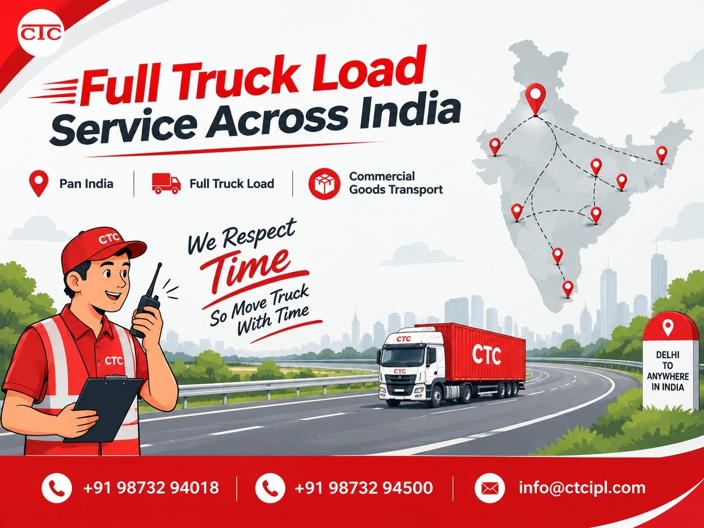 Full Truck Load Service Pan India