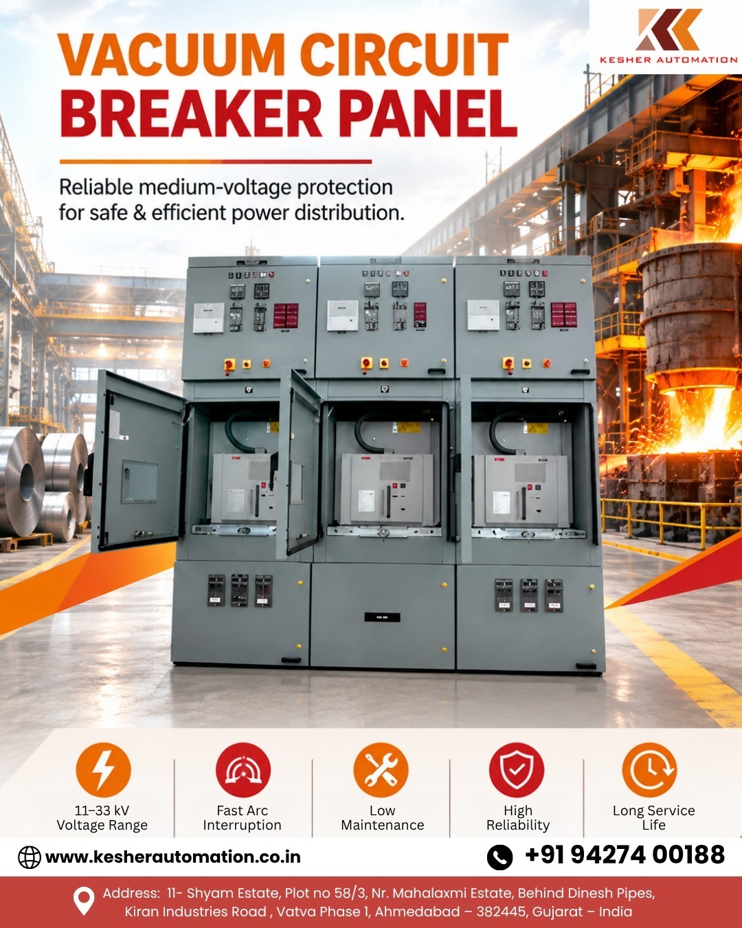 Reliable Vacuum Circuit Breaker Panels for Medium-Voltage Power Systems