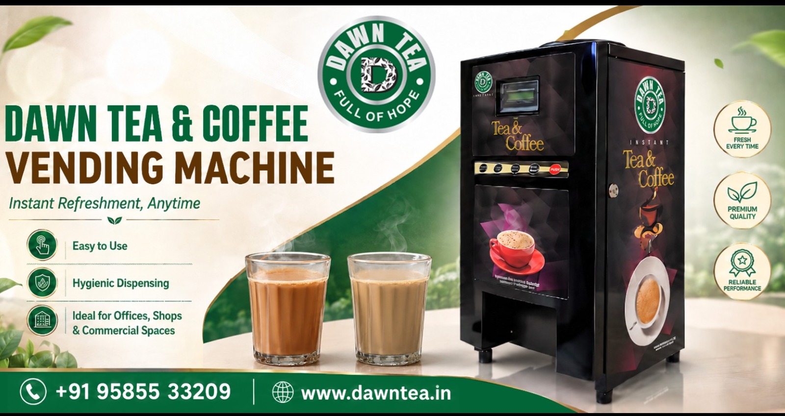 LEADING SUPPLIER OF TEA VENDING MACHINE IN CHENNAI