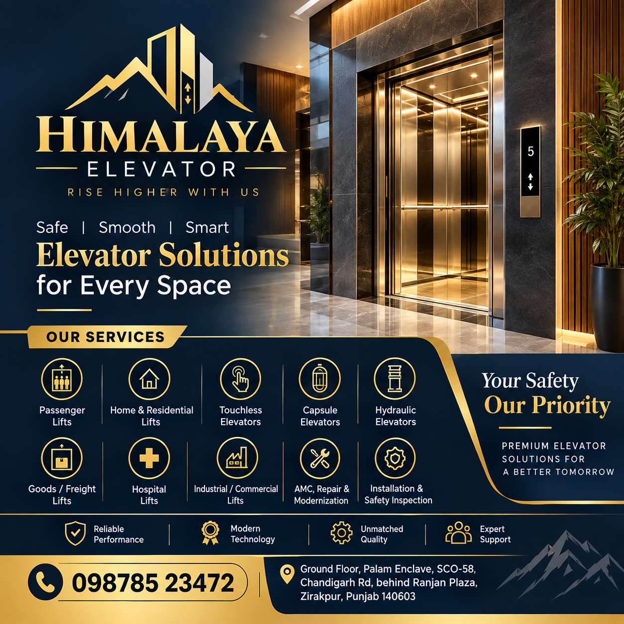 Top Elevator Companies in India -Himalaya Elevator