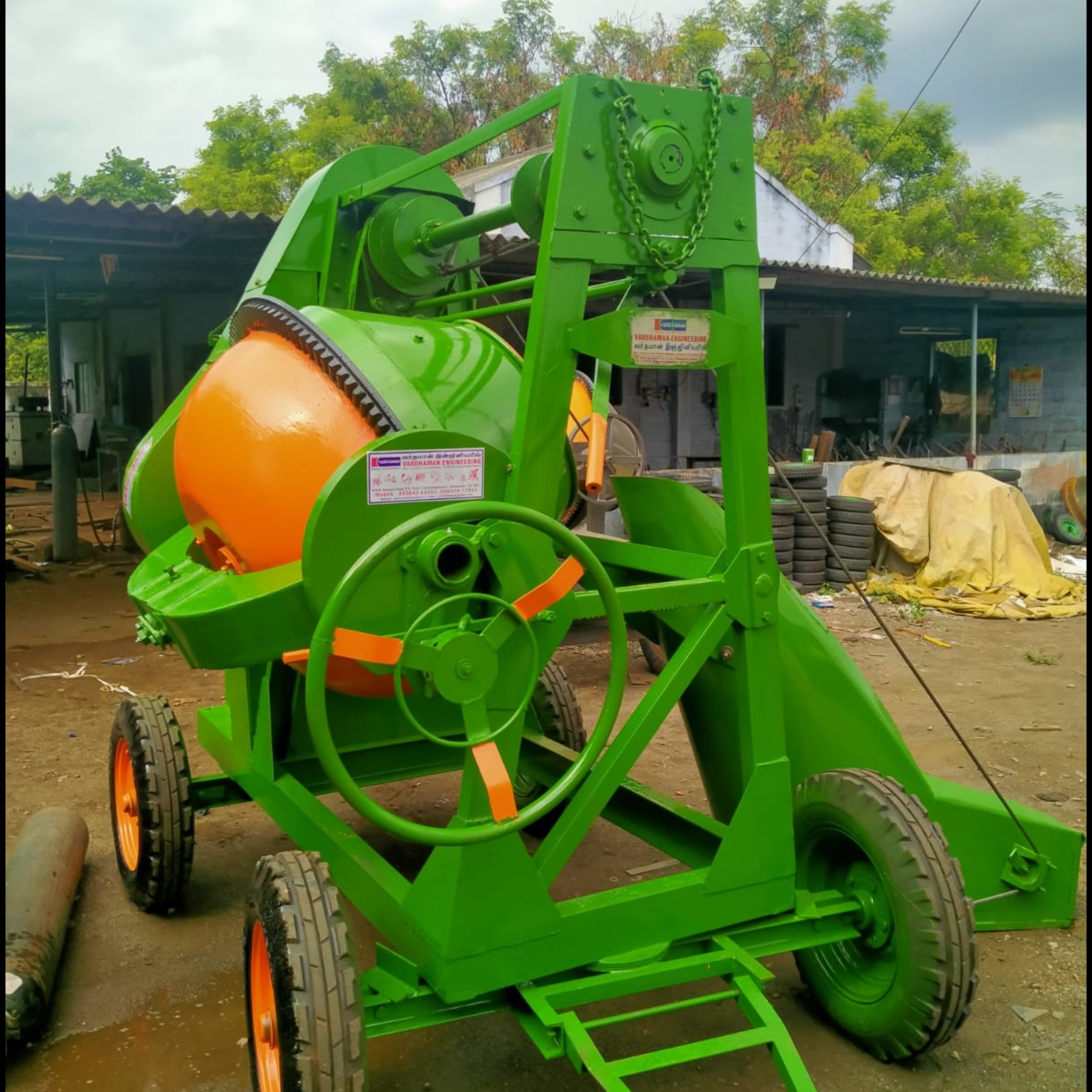 Clutch Type Hopper Concrete Mixer Machine coimbatore