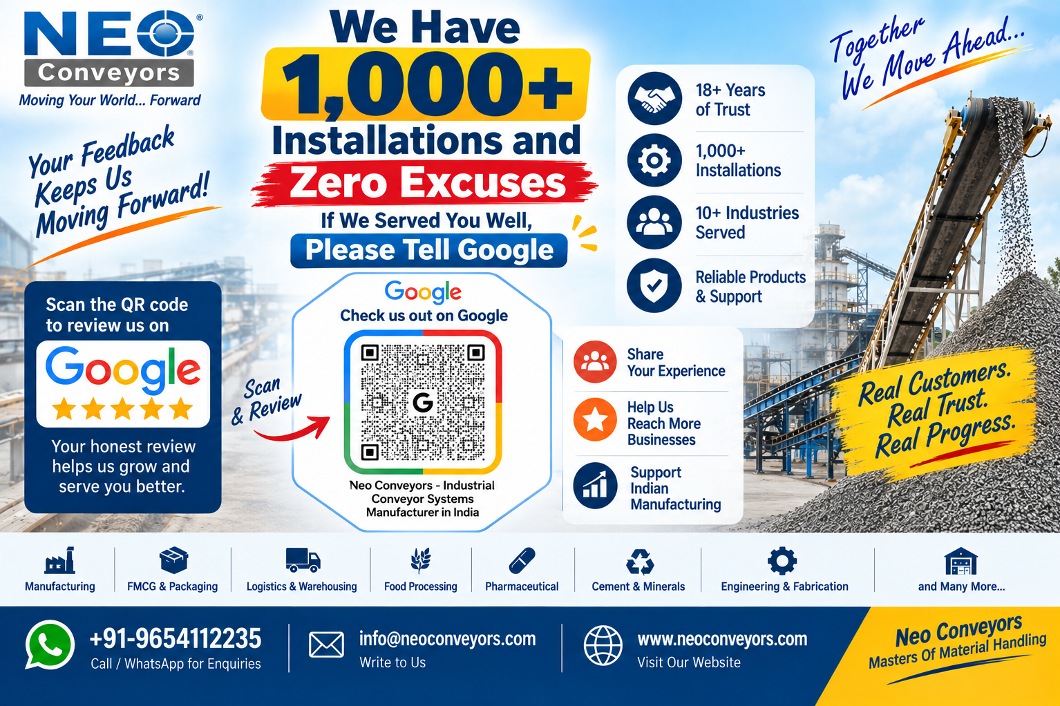We Have 1,000+ Installations and Zero Excuses — If We Served You Well, Please Tell Google