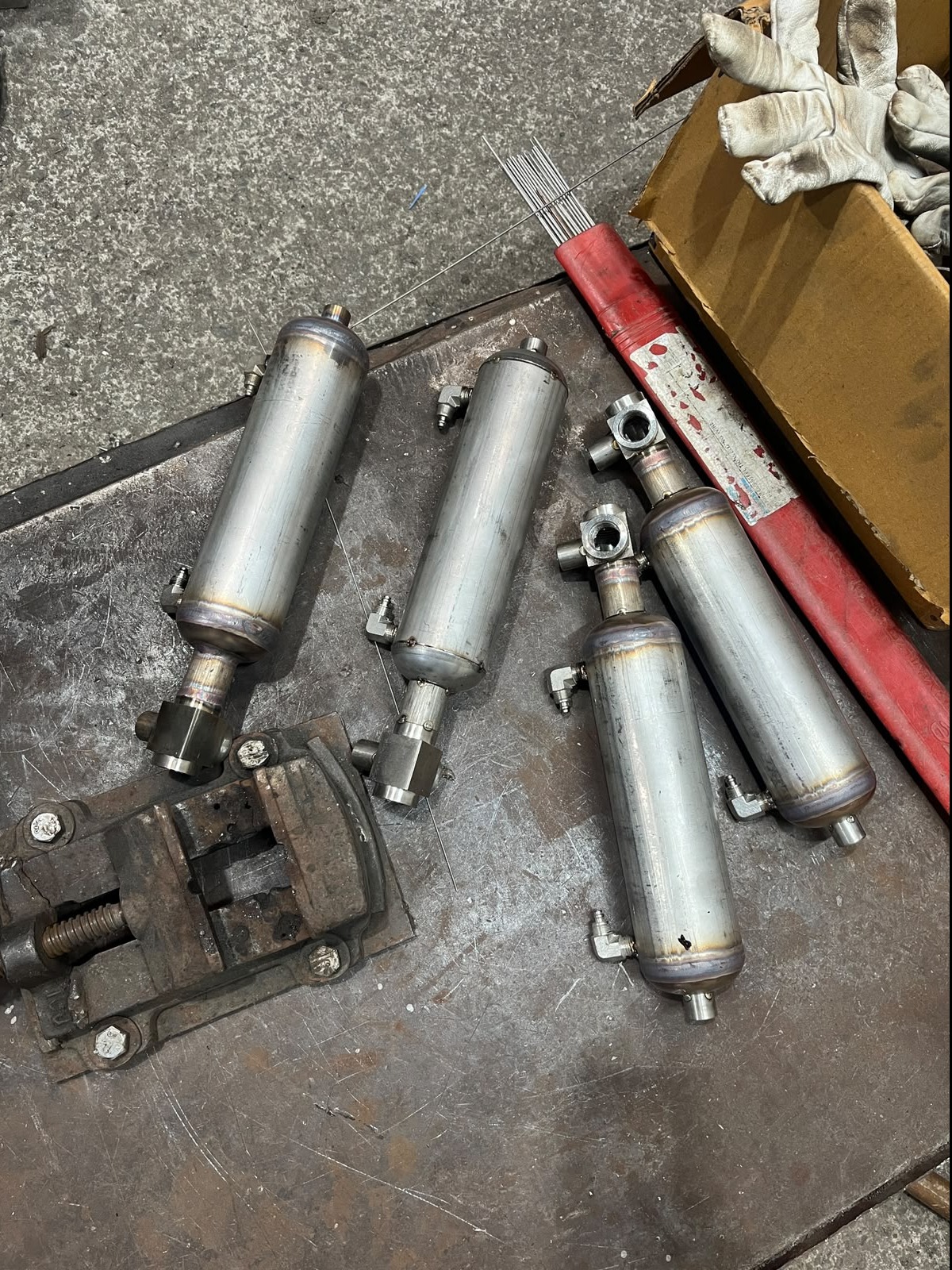 Custom Stainless Steel Cylindrical Fabrication
