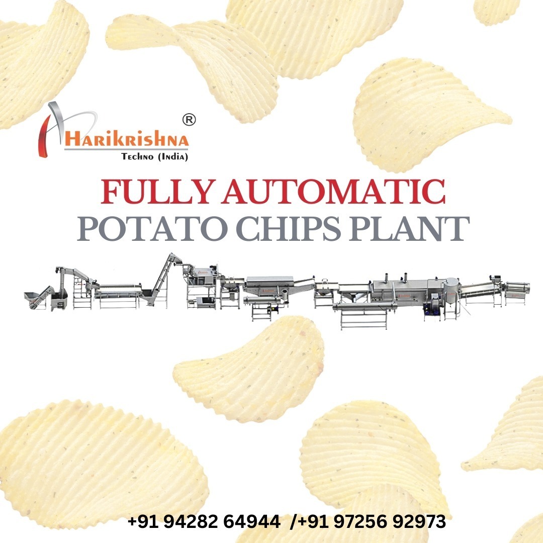 How a Potato Fully Automatic Chips Plant Manufacturer in Gujarat Supports Consistent Production
