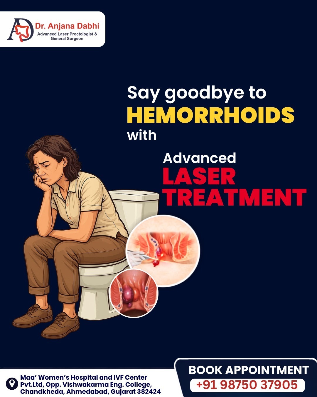 Best Piles Lady Doctor in Ahmedabad | Dr Anjana Dabhi