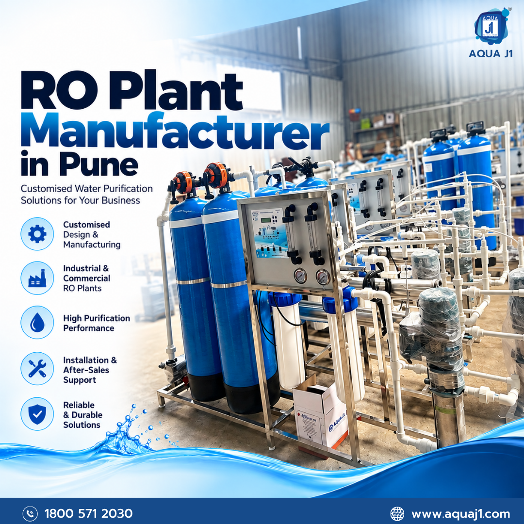 RO Plant Manufacturer in Pune | Aqua J1 Technologies