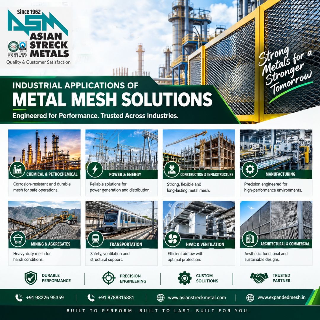 Engineered For Performance .Built For Industry
Asian streck metals , we Deliver Professionally Eng...