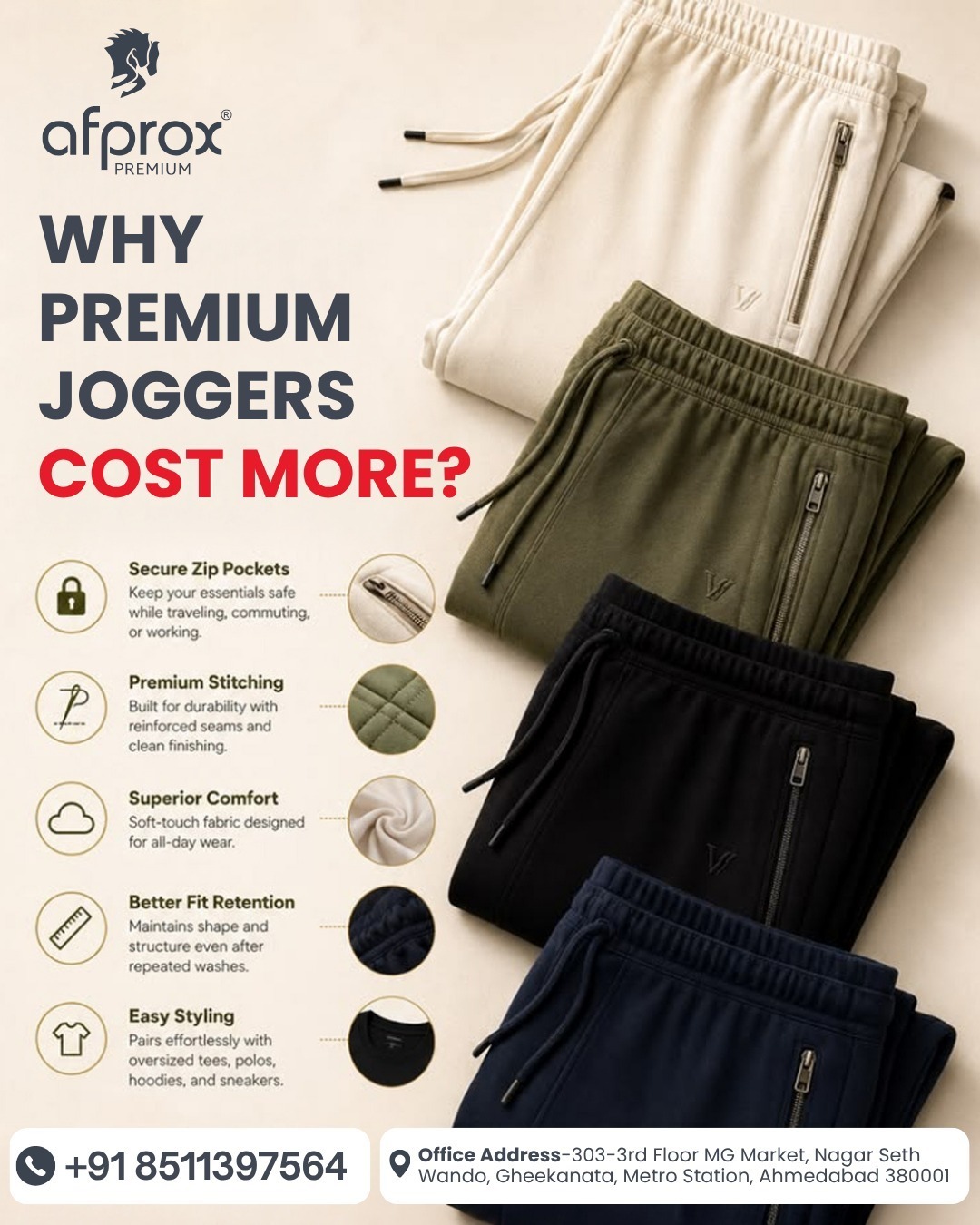 Premium Joggers for Comfort, Style & Everyday Wear