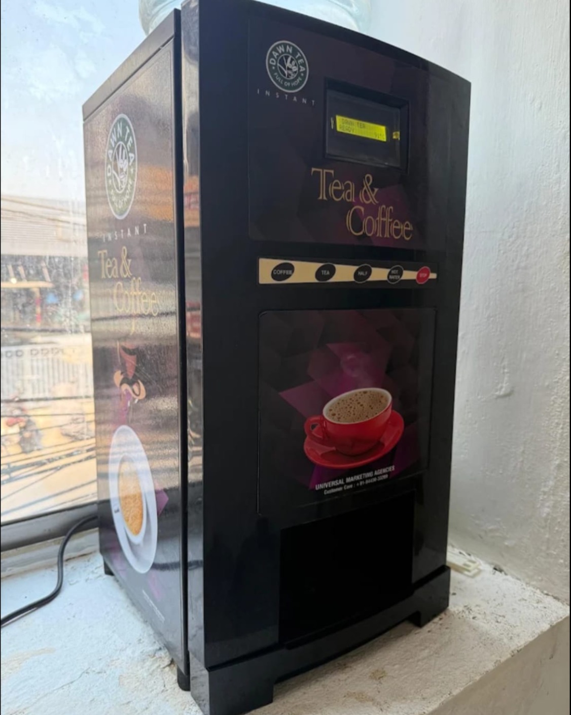 THE COMMERCIAL TEA AND COFFEE AND HOT DRINK VENDING MACHINE FOR WAREHOUSE IN CHENNAI