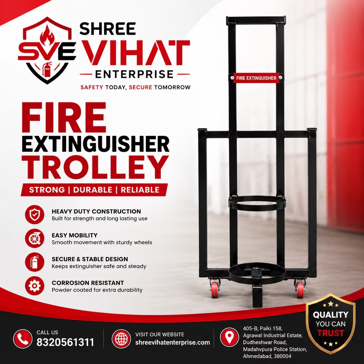 Fire Extinguisher Trolley