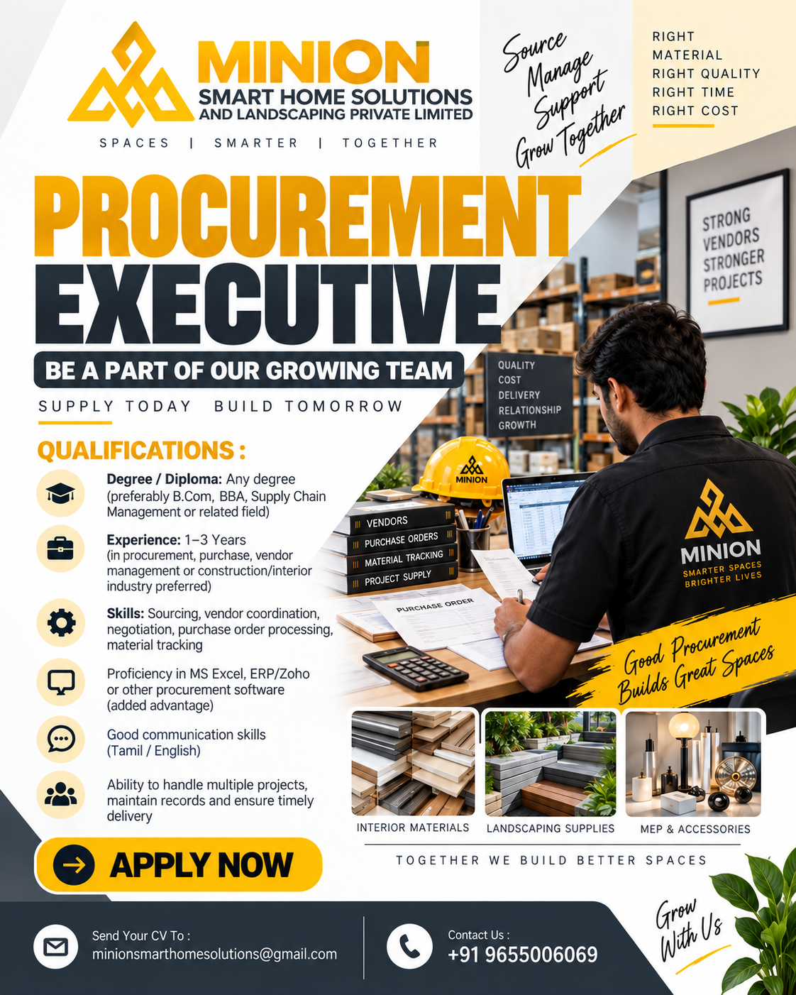 π’ Weβre Hiring β Procurement Executive!