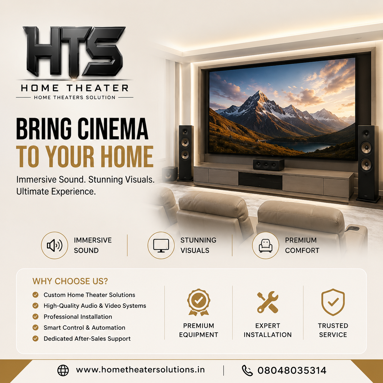 Premium Home Theater Solutions in Delhi NCR