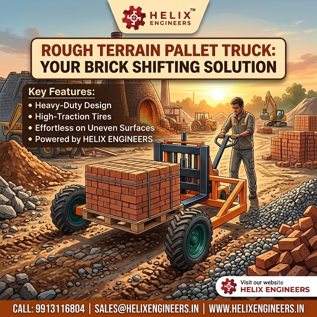 Rough Terrain Pallet Truck Manufacturer & Supplier – Helix Engineers