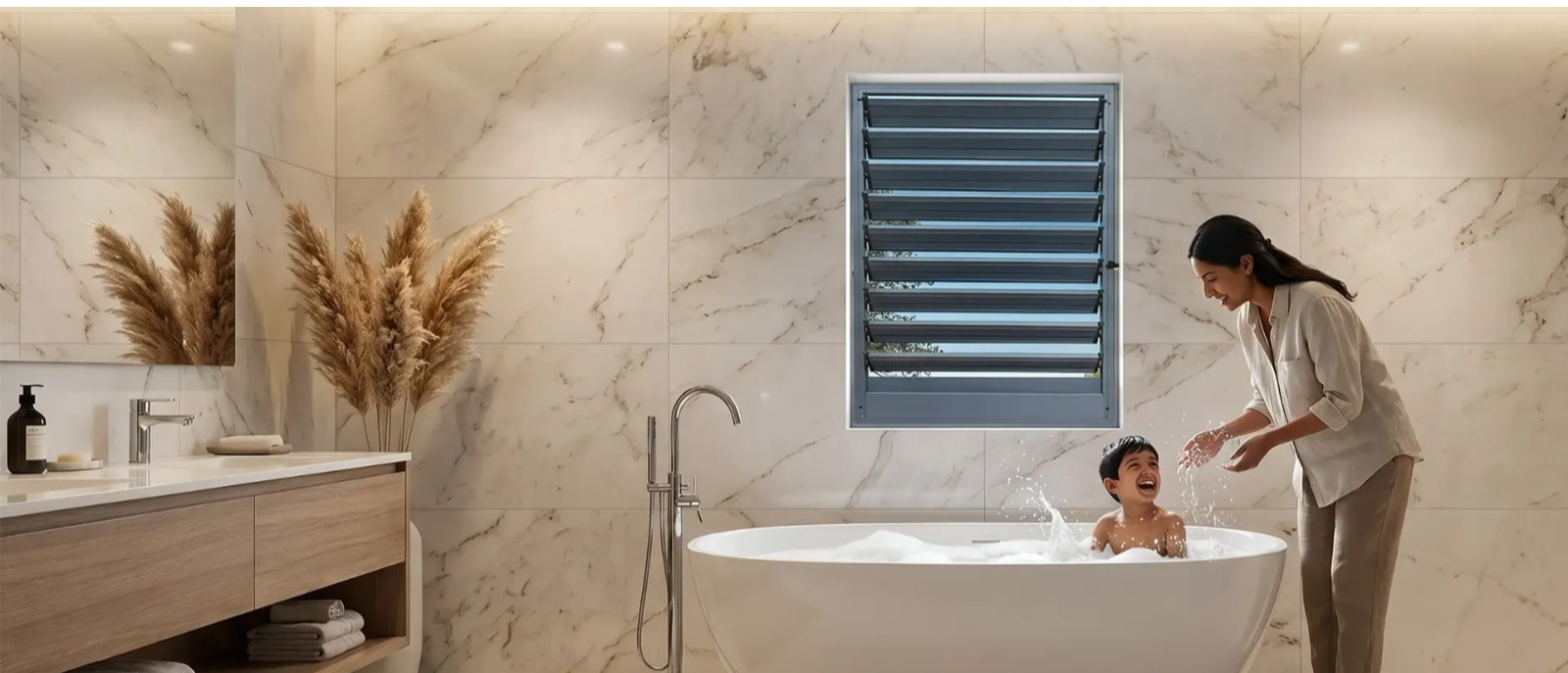 Aluminium Louvers Windows