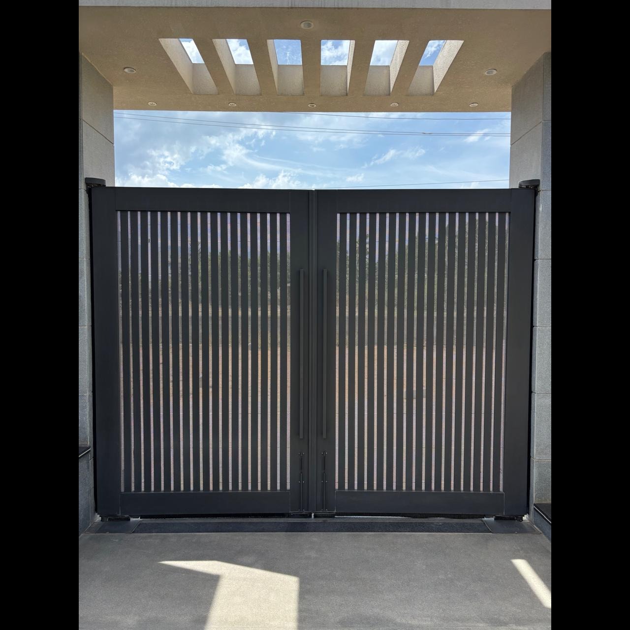 Premium Aluminium Double Swing Gate