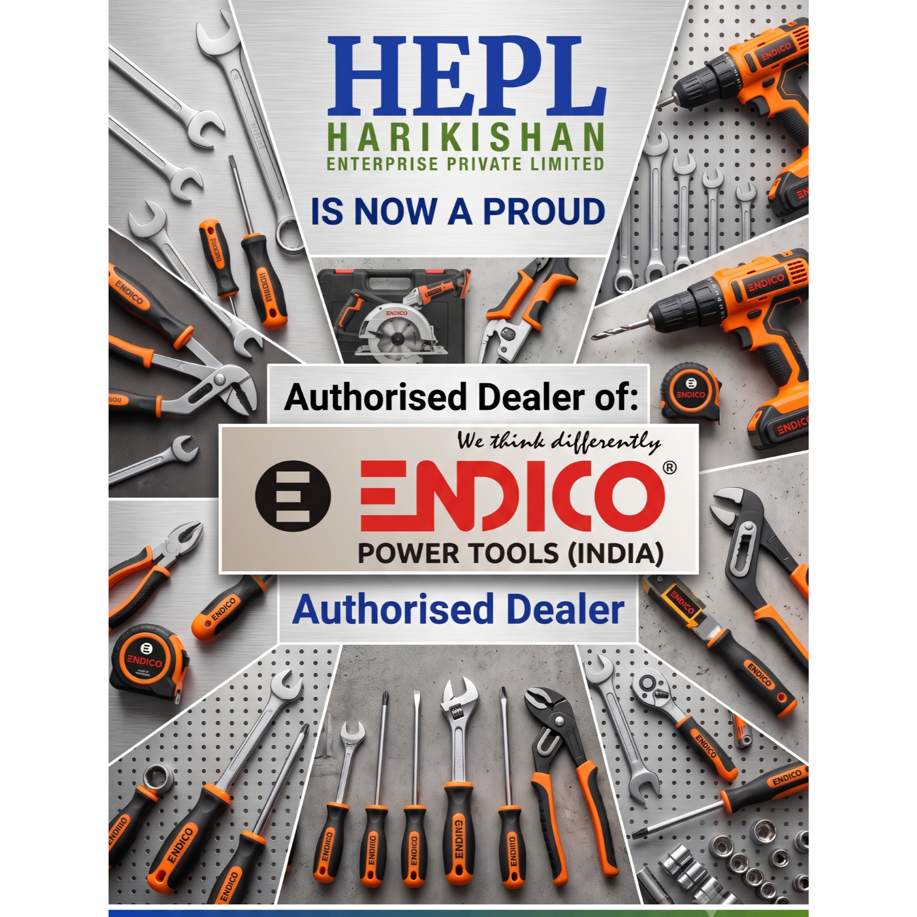 ENDICO Power Tools Authorised Dealer | Harikishan Enterprise Pvt. Ltd.