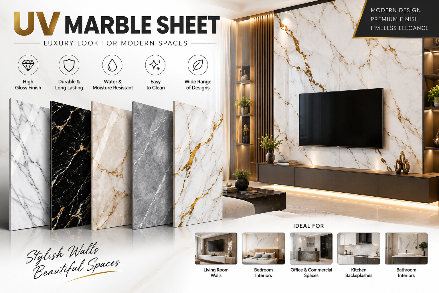 UV Marble Sheet Manufacturer in Nagpur