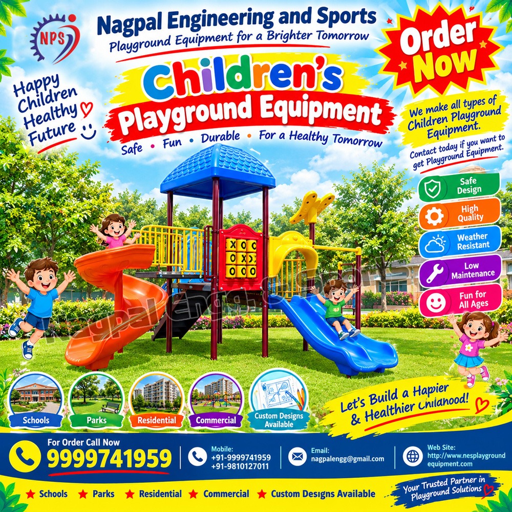 Nagpal Engineering and Sports – Strong and Safe School Playground and Outdoor Gym Equipment Manufact