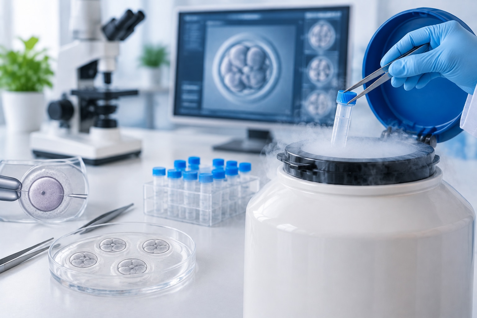 How Fertility Specialists Handle Egg and Embryo Cryopreservation