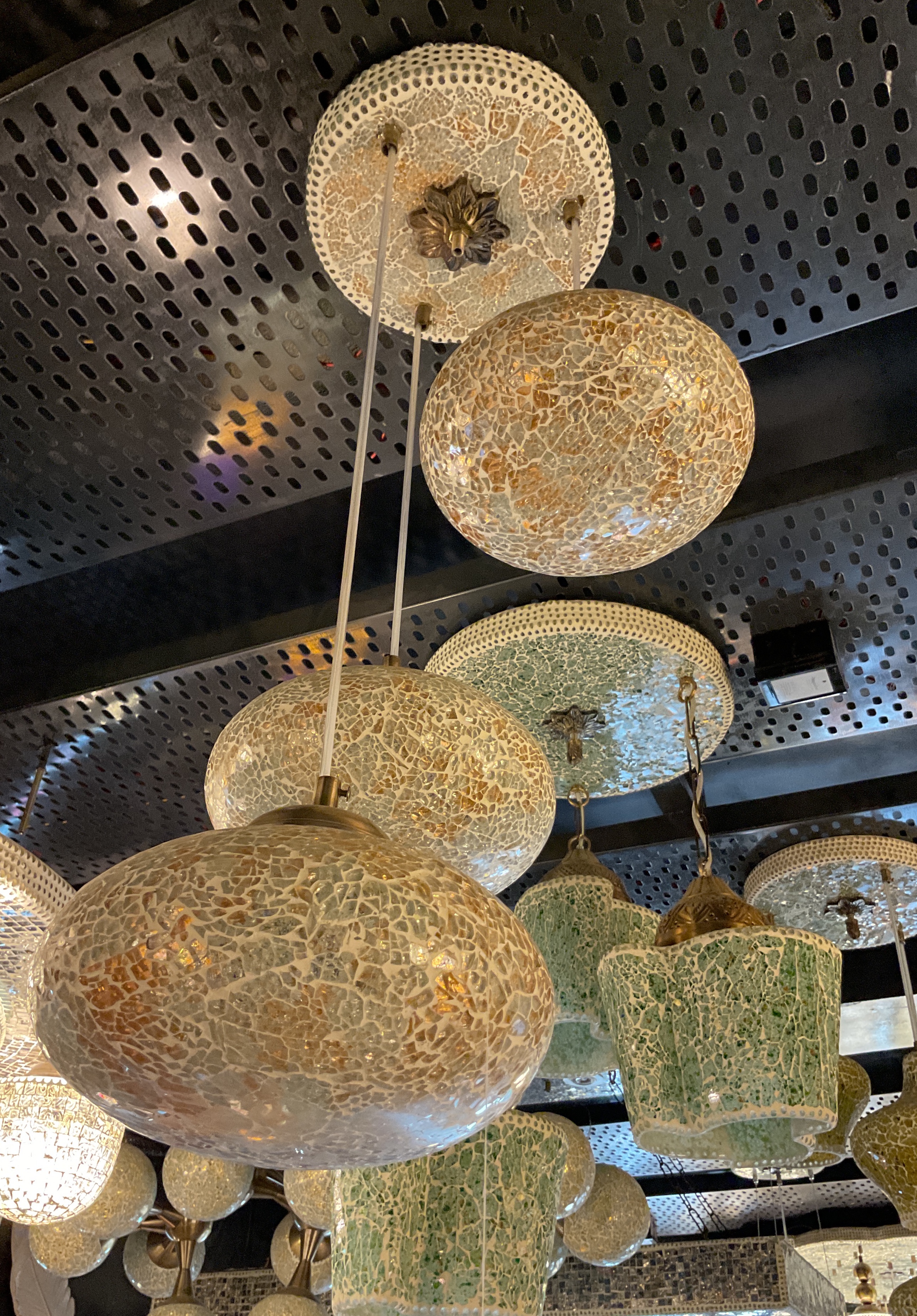 Best Mosaic Hanging Lights in Delhi – Handcrafted Designer Mosaic Lighting at Luminarya Lites