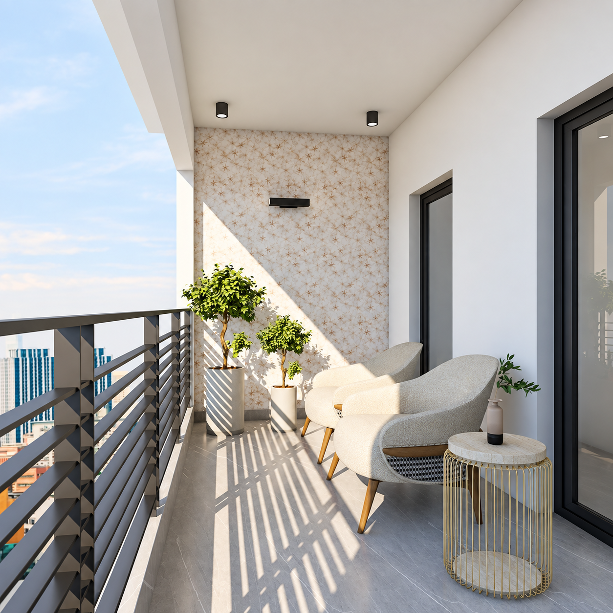Contemporary Balcony Interior Design