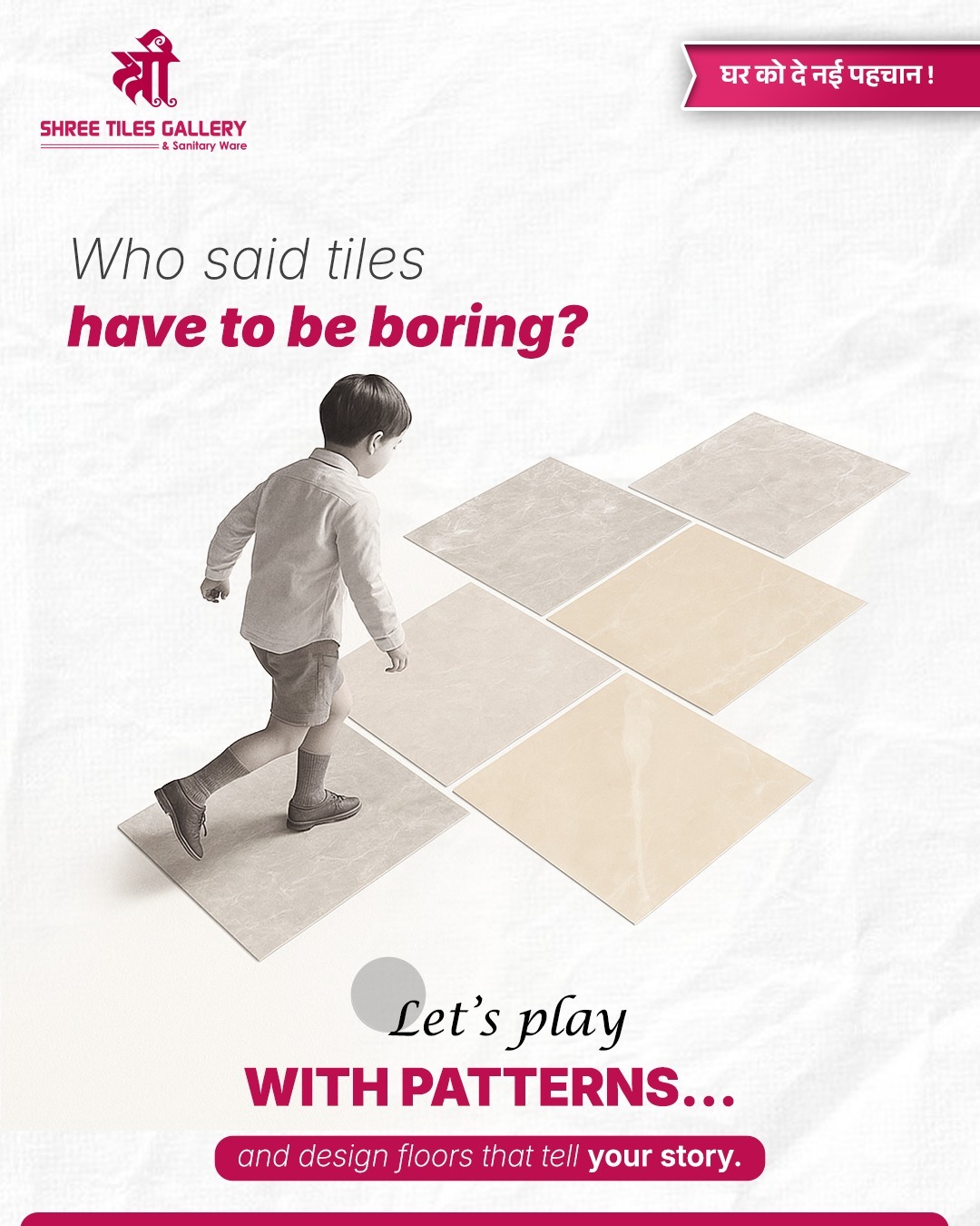 Tiles aren’t just functional, They’re a canvas for creativity.