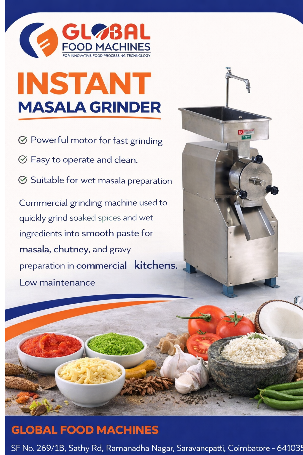 Wet Masala Grinder in Coimbatore