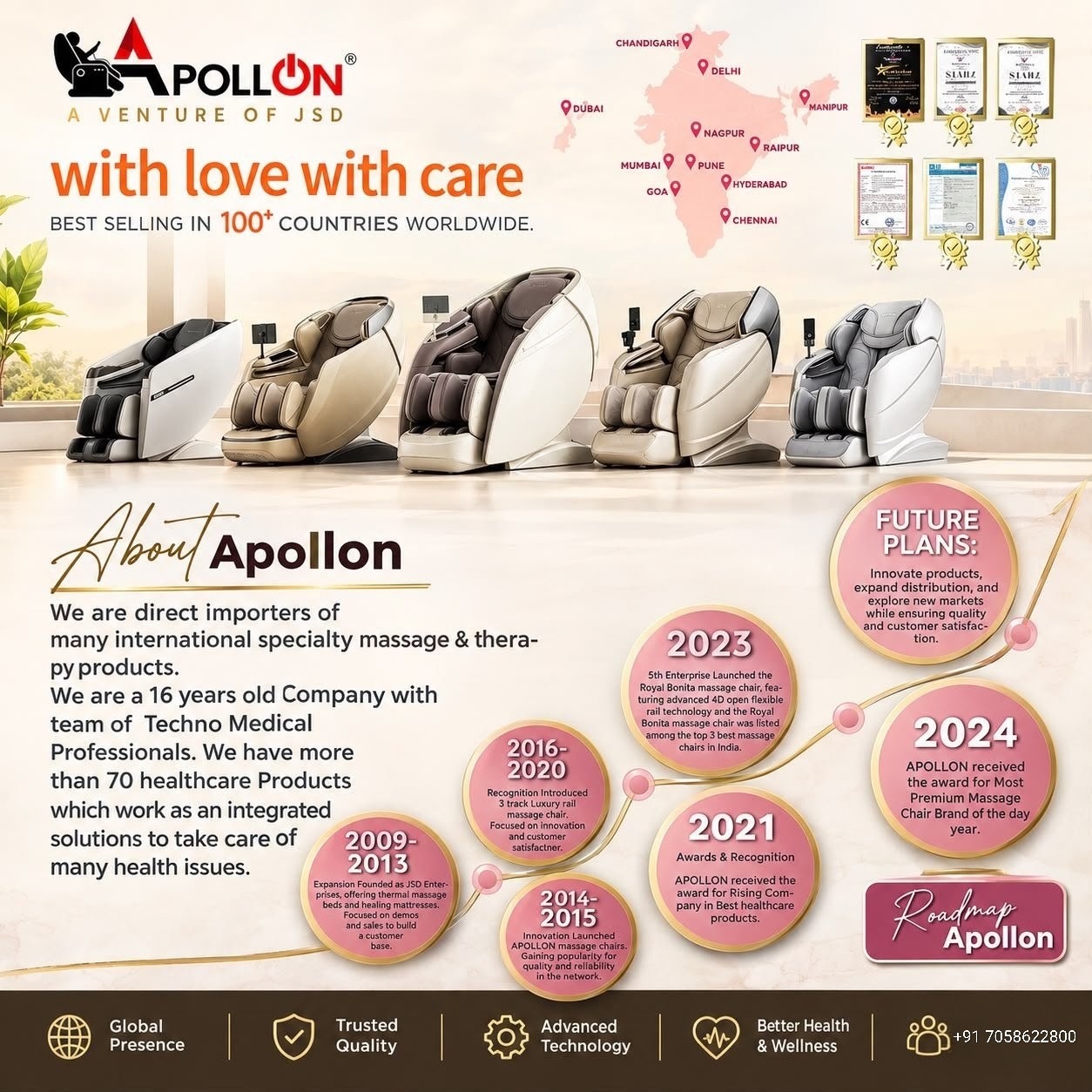 Experience Premium Wellness with APOLLON, Best Massage Chair Brand