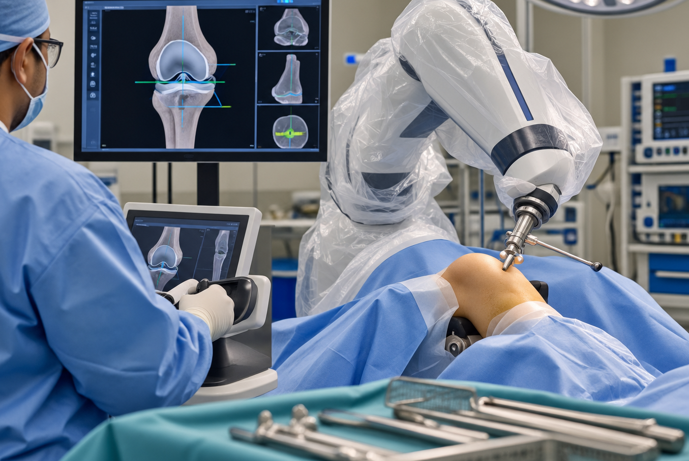 How Robotic Knee Replacement Surgery Uses Technology During Treatment