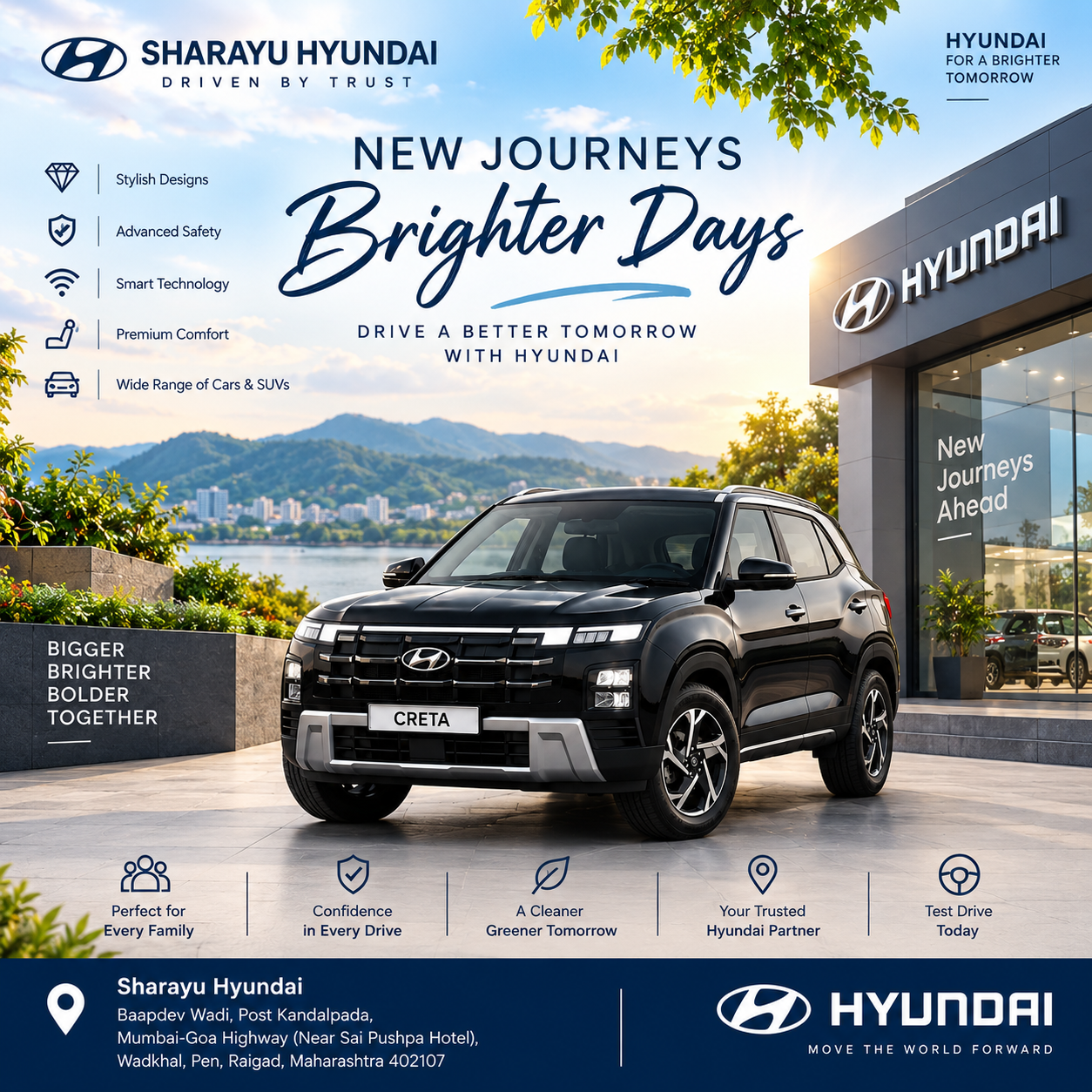 Hyundai Creta Pune | Stylish SUV with Advanced Features | Sharayu Hyundai