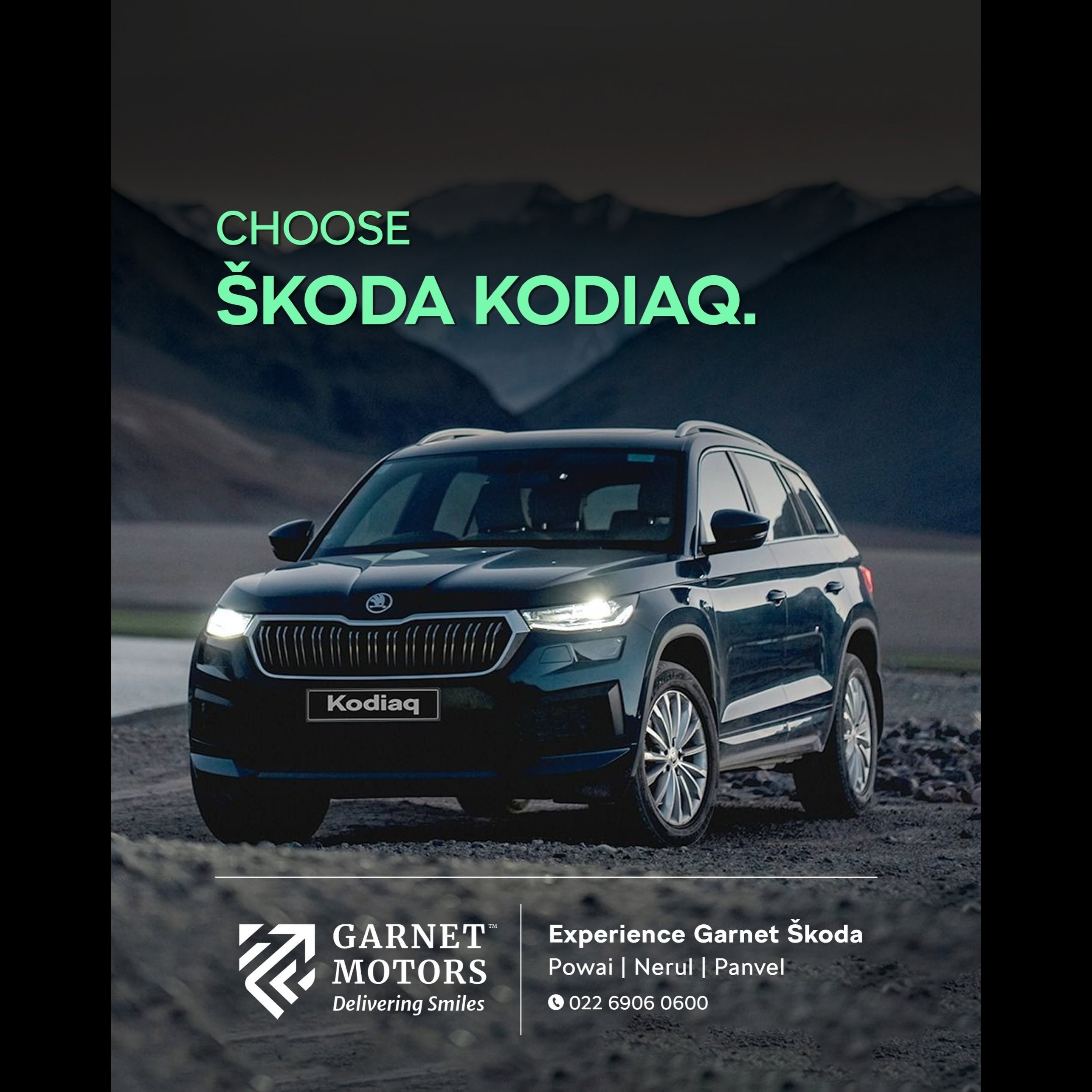 ŠKODA Kodiaq Navi Mumbai | Premium 7-Seater SUV | Garnet ŠKODA Motors
