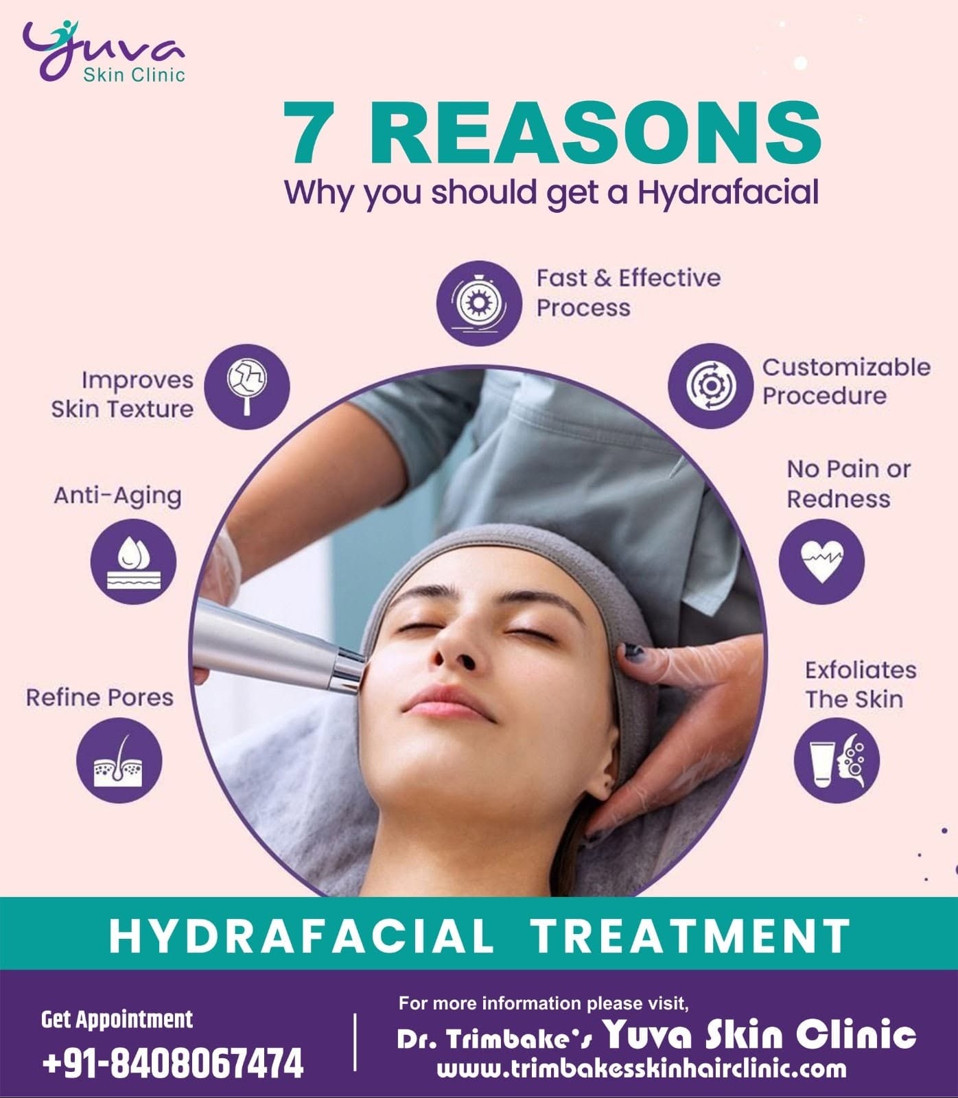 HYDRAFACIALS..!
If you're looking for a way to improve the look of your skin without undergoing surg...