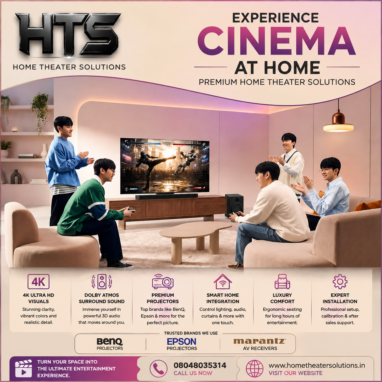Premium Home Theater Solutions in Delhi NCR